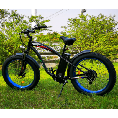 2020 COOLFLY exceptional quality 26inch fat tires 48V 750w 1000w electric mountain snow bike 48v13ah  with CE en15194 e bicycle